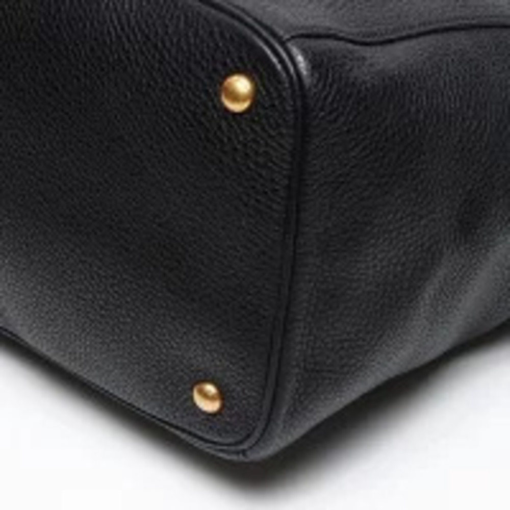 Prada Vitello Daino Shoulder Tote Bag Black - Picture 7 of 13